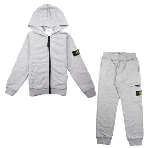 stone island tracksuit junior fake